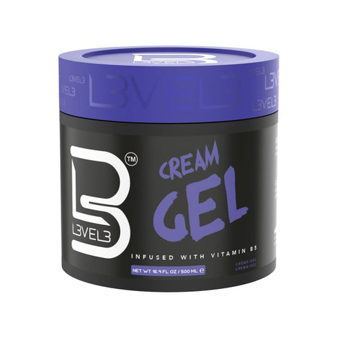 L3 Level 3 Cream Gel, Provides Volume and Medium Hold, Nourishing and Protecting Hair Styling Cream for Men