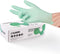 LANON 5 mil Vitamin-E Coated Latex Disposable Gloves, Food-Contact Grade, Green, Small