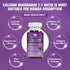 Calcium Magnesium Zinc Gummies with Vitamin D3, High Absorption Complex Supplement with Sea Moss & Elderberry, 60