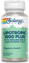 Lipotropic 1000 Plus Vitamin Capsules, SOLARAY, 100 Count
