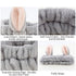 AHONEY Animals Ears Headbands - Cute Fuzzy Skincare Headband for Washing Face, Coral Fleece Hair Band (4Pcs)