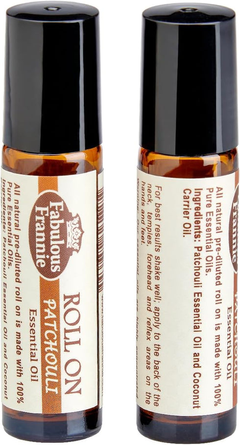 Fabulous Frannie Patchouli Essential Oil Roll-On, 10 ml, Made with Pure Essential Oils