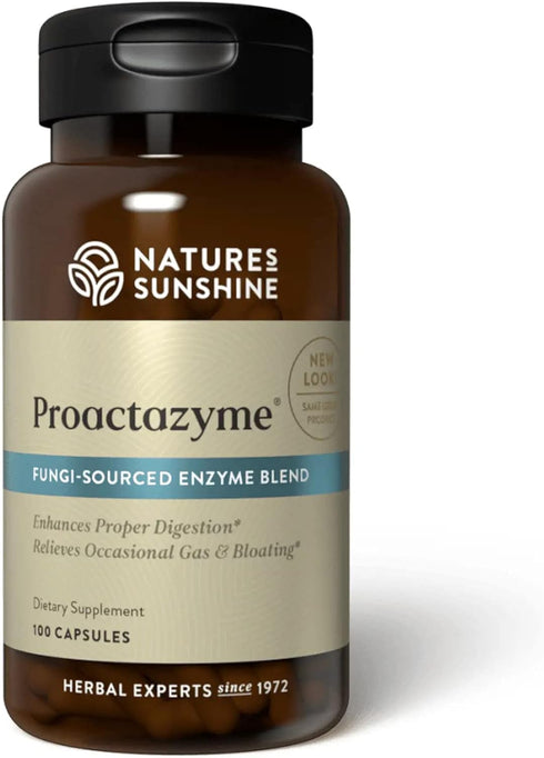 Nature's Sunshine Proactazyme, 100 Capsules