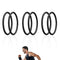 Lyreh 6pcs Knee Patellar Tendon Support Straps, Silicone Patellar Tendon Straps for Running