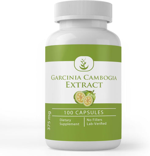 PURE ORIGINAL INGREDIENTS Garcinia Cambogia (100 Capsules) - Always Pure, No Additives or Fillers, Lab Verified
