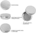 Moretoes 48 Pack 2 Oz Metal Round Tins, Aluminum Tin Cans with Screw Lid for Salve, Spices or Candies