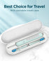 RAPHARY 4 120 8 Sonic Electric Toothbrush for Adults - Rechargeable, Modes, Green, Days Battery Life, Travel Case