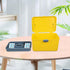 NOLITOY Empty First Aid Box Organizer (Yellow), Multi-Layer Plastic Medicine Storage Container with Handle for Baby