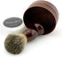 Pure Badger Hair Shaving Brush, Natural Wood Mug Bowl Hand-Made Soap Barber Set