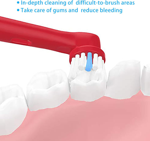 Kids Toothbrush Replacement Heads for Oral B Electric Toothbrush, Soft Bristles, 8 Pack
