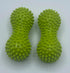 Therapist's Choice Pack 2 Set of Soft Spiky Massage Peanut Balls, Stress Reflexology, Porcupine Sensory Peanut Ball