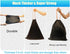10 Gallon Drawstring Trash Bag, 0.9 Mil, 90 Count (Black, 10 Gallon)