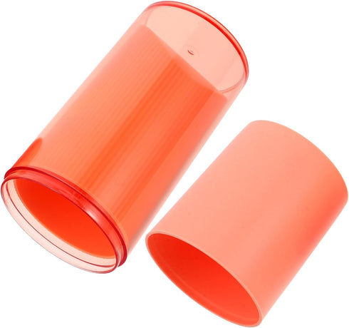 Mobestech Unbreakable Travel Toothbrush Holder Compact Plastic Mouthwash Cup for Portable Toothbrush