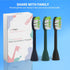 Toothbrush Replacement Heads for Philips One Series Sonicare - 10 Pack, Soft Bristles, Navy Blue