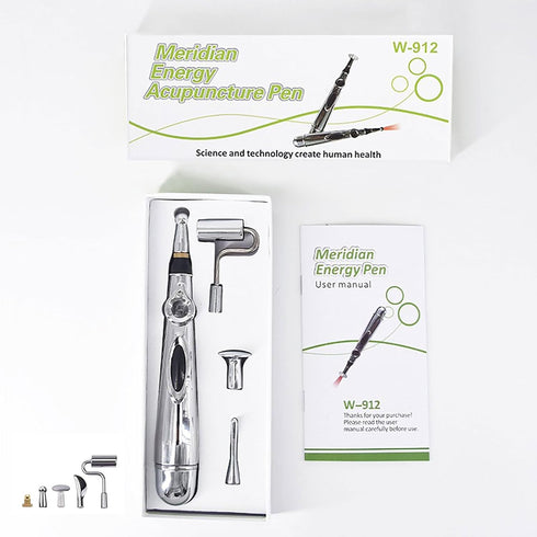 Acupuncture Pen, USB Rechargeable Electronic Therapy Tool for Energy Massage, Suitable for Women & Men