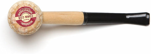 Missouri Meerschaum Missouri Pride Corn Cob Tobacco Pipe, 5th Avenue, Bent Bit