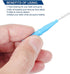 ewinever 50 Count Interdental Brush - Toothpicks Tooth Flossing Head for Oral Dental Hygiene (3 Sizes)