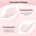 Yokilly Natural French Acrylic False Nails Kit, 12 Different Size Short Press on Nails, Pink White Tips, 120 Pcs