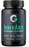 InnerAxis 2-in-1 Probiotic for Brain and Gut Health, 10 Billion CFU, 30 Servings, 8 Strains for Mood Support