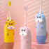 Set 2 4pcs Electric Toothbrush with Blue Soft Brush Heads, Sonic Toothbrush, USB Rechargeable s Oral Care Kit, No