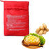 Lxzcelrt 2 Pack 4 Microwave Potato Bag Reusable Red Reusable Microwave Cooker Potato Pouch Baked Potatoes Bag Just