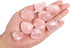 ZenQ 1/2 lb Tumbled Rose Quartz Stones for Wicca, Reiki, Energy Crystal Healing, Natural from Brazil