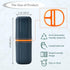 2Pcs Travel Toothbrush Cup Case, Portable Holder for Traveling, Camping, Business Trip, Plastic Toothbrushes Toothpaste