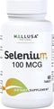 Selenium 60 Tablets, Antioxidant and Immune Support for Heart Health – 60 Day Supply