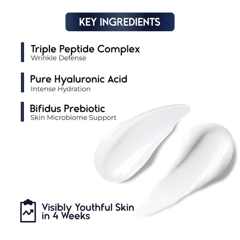 Night Cream Face Moisturizer For Women | w/Hyaluronic Acid | 1.69 Fl Oz