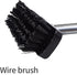 Push Broom Brush Stiff Bristles Floor Cleaning Brush Multi-Purpose Scrubber Brushes for Bathroom Bathtub Tile Floor