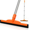 ITTAR Multi-Purpose Floor Squeegee: Heavy Duty Squeegee Broom with Adjustable 62" Stainless Steel Pole