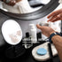 OVENTE 9" Rechargeable Lighted Tabletop Makeup Mirror, 1X Magnifying with 10X Mini Magnetic Mirror, Black
