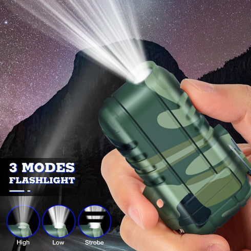 LcFun Rechargeable Electric Lighter, 360° Flexible Neck Windproof Plasma Lighter with LED Battery Display & Flashlight