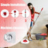 Spin Mop Head, Base, Handle Replacement for O-Ceda EasyWring Microfiber Spin Mop Combo Set