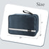 Maliton Large Toiletry Bag for Men & Women, Waterproof Hanging Hygiene Bag with 4 Compartments (Navy Blue)