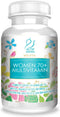ACTIF Organic Multivitamin for Women Age 70+, 90 Count Oil RealCaps with 20+ Advanced Factors & Omega-3