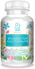 ACTIF Organic Multivitamin for Women Age 70+, 90 Count Oil RealCaps with 20+ Advanced Factors & Omega-3