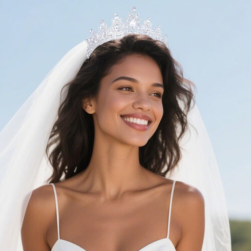 Kamirola Queen Crown and Tiaras, Crystal Headbands for Women and Girls, Bridal and Princess for Wedding Party