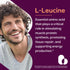 BESTVITE L-Leucine 500mg per Capsule, 240 Vegetarian Capsules, Vegan, Non-GMO, Gluten Free
