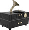 Retro Aromatherapy Humidifier, Unique USB Bluetooth Gramophone Style Vintage Oil Diffuser Cool