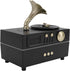 Retro Aromatherapy Humidifier, Unique USB Bluetooth Gramophone Style Vintage Oil Diffuser Cool