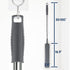 Retractable Gap Dust Cleaner with Extension Pole, Cleaning Tools with 3 Microfiber Dusting Cloths, Long Handle Duster