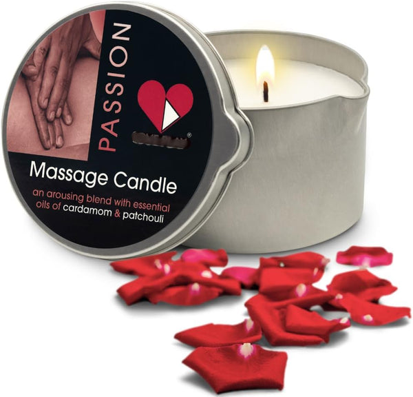 Massage Oil for Home Spa - Vegan Moisturizing Body Oil Candle for Relaxation (6.76oz)