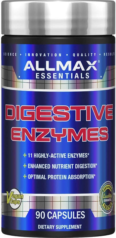 ALLMAX Nutrition Digestive Enzymes, 90 Capsules