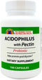 GeriCare Acidophilus with Pectin Probiotic Capsules, 100 Count - Optimizes Intestinal Flora, Digestive Gut Function,