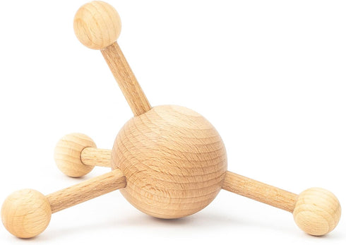 tuuli Accessories Trigger Point Massage Tool, Multi-Functional Wooden Handheld Massager for Back, Neck, Shoulder