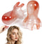yeloumiss 2 Pack Octopus Head Massage Comb Pink Manual Scalp Massager for Headaches