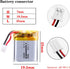 Liter energy battery 3.7V 300mAh 702025 Lipo Battery Rechargeable Lithium ion Polymer Battery with JST Connector