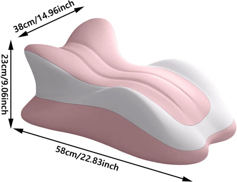 ZeawIEsvbyt 3D (Num.03) Couples Intimacy Pillow, Low-Profile Butt Cushion with Memory Foam Design, Support