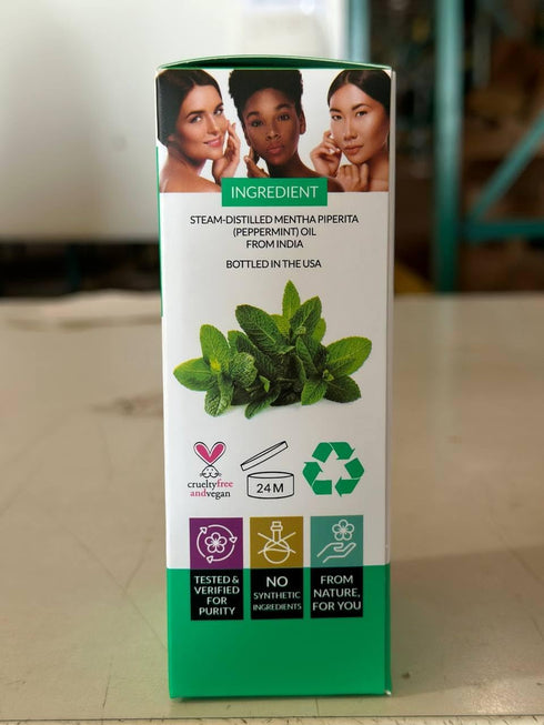 artnaturals Peppermint Essential Oil (4.0 Fl Oz / 118ml) - 100% Pure Therapeutic Grade Mentha Peperita